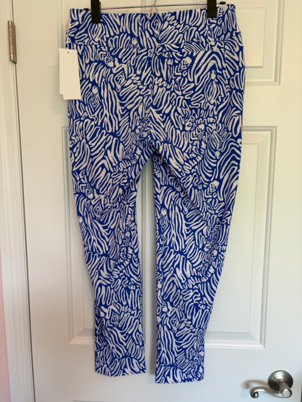 Lilly Pulitzer Corso Pant UPF 50+ in Martinique Blue, Size 8 NWT - Picture 6 of 12